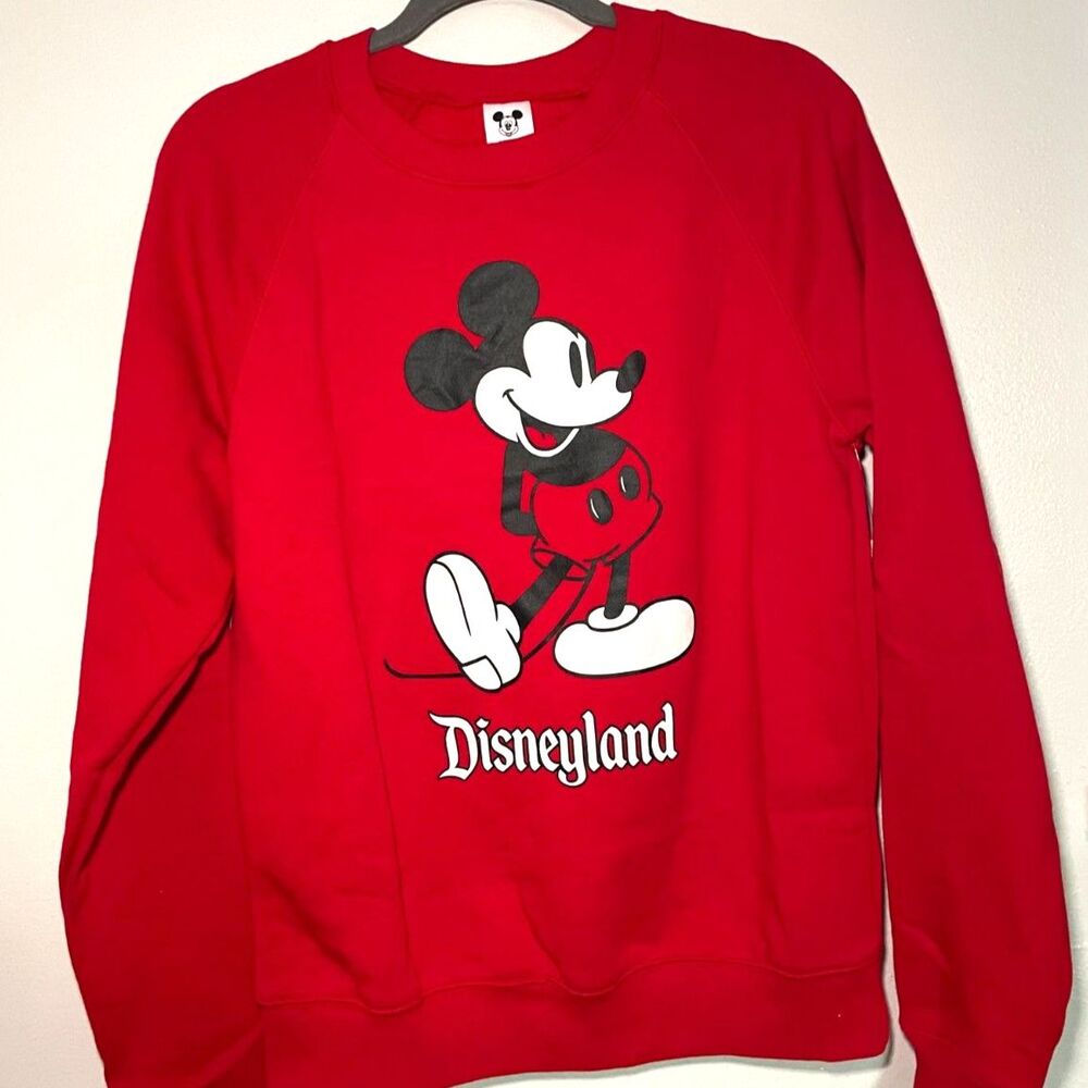 Mickey Disneyland Sweatshirt Red - Size S